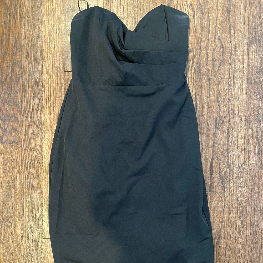 Dainty Hooligan Strapless Little Black Dress